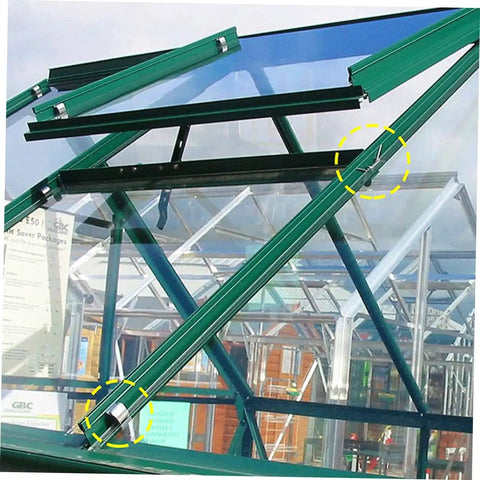 50 Set Greenhouse Fixing Clips For Glass Panes Reinforced Stainless Steel Pane Clips Heavy Duty And Easy To Use Ideal For Film Covering And W Wire Clamps Built Tough Secure Panels In Frames