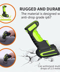 Built Tough Rugged 2D Wireless Barcode Scanner With Charging Dock Bluetooth Drop Resistant Industrial Scanner For QR And 1D Codes Long Range Transmission Up To 1968 Feet 433MHz