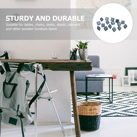 16 Pack Chair Glides And Furniture Sliders For Hardwood And Linoleum Floors, PTFE And Iron Material, no squeak noise reducing floor protectors