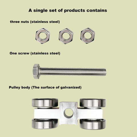 Four Wheel Heavy Duty Trolley Assembly With Silent Wheels For Standard One And Five Eighth Inch Or Taller Strut Channel M10 Bolt Hidden