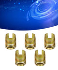 Carbon Steel Self Tapping Thread Inserts Kit 20 Pcs M10 M12 Thread Repair, Yellow Zinc Plated, 6mm inserts
