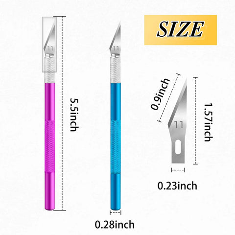 Killer Exacto Knife 74 Piece Craft Set Featuring 4 Upgrade Handle Knives And 70 Interchangeable Razor Sharp Blades Perfect For Art Scrapbooking Stencils And Mastering Every Diy Hustle You Want To Snag This Weekend