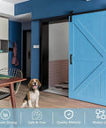 Heavy Duty Sliding Barn Door Kit With Five Foot Track Built To Last 350 Lb Capacity For Doors From One And Three Eighths Inches