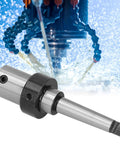 Arbor Morse taper internal cooling drill sleeve adapter MT2 to R8, 19.05 mm shank, Amazon, side view