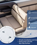 Round Non Slip Boat Hatch With Detachable Cover Waterproof ABS Marine Access Hatch For Boats And Yachts 4 6 8 Inch Options