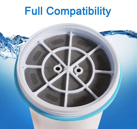 Top view of Replacement Water Filter For Your Pitchers And Dispensers - Six-Stage Filtration System Removes Lead, Chlorine, Fluoride
