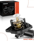 Heavy Duty Engine Coolant Thermostat Housing Assembly With Fresh O Ring Direct Bolt Swap Fits Acura Rlx And Honda Accord V6 35 Liter, detailed view.