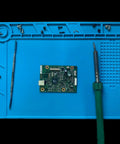 Silicone Soldering Mat 13.8 X 9.8 Inch Heat Resistant 932 F Workbench Pad with magnetic tray and tools