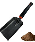 Heavy Duty Garden Trowel with Ergonomic Handle, Thickened Manganese Steel Hand Shovel for Digging, Anti Slip Rubber Grip, soil pile