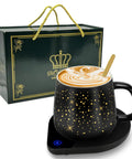 Personalized Coffee Mug Warmer With Auto Shut Off Sensor Touch Smart Heating Coaster Desk Essential Keeps Your Daily Brew Hot gift set