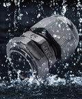 Waterproof Nylon Cable Glands Kit 40 Pcs Set With Eight Per Size Adjustable Wire Glands Joints for outdoor use in water splash background