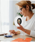 Cash Bundling Tape For Banks And Heavy Duty Paper Strapping Tape 3.5 Inch Width Secure Packaging held by woman at desk
