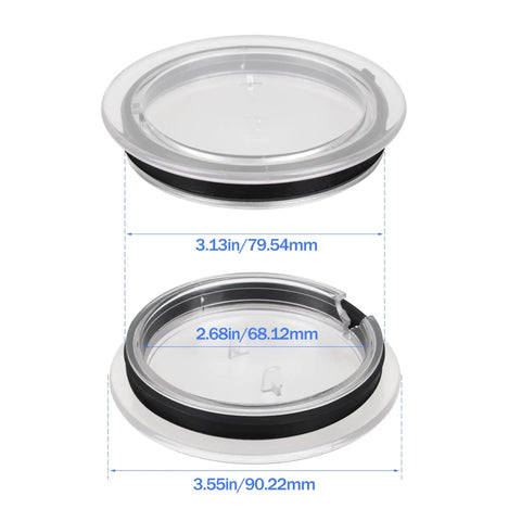 Dimensions of Milk Frother Lid Seal Replacement For Aeroccino 3 And 3R 3593 And 3594 Models Leak Proof OEM Grade Fit