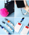 265 Piece Matte Black Swivel Snap Hooks And Heavy Duty Key Rings Set With Lobster Clasps And Jump Rings For Totally Fresh Jewelry Making And Sick Keychain Crafts Plus Zinc Alloy Gear Drops For Everyday Carry Bundles displayed with keychain accessories and phone strap.