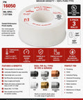 Professional Anti Seize PTFE Thread Seal Tape Three Pack Medium Density 100 Pure PTFE For Water And Gas Lines 3 4 By 520 Inch.