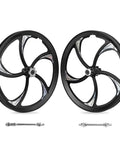 20 Inch Aluminum One Piece Bike Wheel With 5 Spoke Rim For Mountain Folding Kids And BMX Bikes Disc Brake And Freewheel Hub