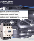 Heavy Duty Three Pole 30A Contactor With 110 To 120V Coil For Motors And Lighting in industrial setting