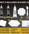 DIY Leather Repair Kit For Car Interiors And Furniture, Vinyl Repair Kit For Sofa Jacket Purse And More, Quick Drying Adhesive