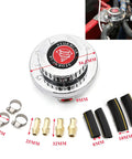 Adjustable Gunmetal Fuel Pressure Regulator Kit for Carburetors and Engines Universal FPR with connectors and hoses visible