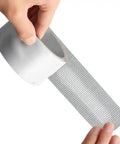 Window Screen Repair Patch Tape No Fuss Self Adhesive Mesh Patch With Double Sided Adhesive Easy Peel And Stick Quick Fix