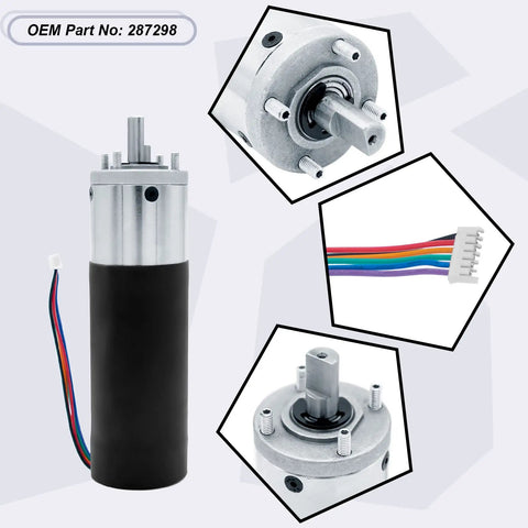 RV In Wall Slide Out Motor Kit 12V DC Heavy Duty With 500 To 1 High Torque Gear Ratio with connector and detailed close-ups