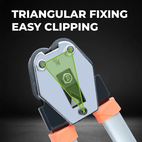 Close-up of Heavy Duty Manual Strapping Sealer Fits Half To Three Quarter Inch PP Or PET Polyester Strap showcasing triangular fixing design.