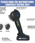 Cordless Cut Off Tool 20V Max Mini Portable Metal Cutter with three inch disc and 2Ah battery with fast charger, 19500 RPM