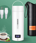 Ultimate Travel Electric Kettle 450Ml Portable Mini Water Boiler for Tea and Coffee, Four Temperature Settings, 304 Stainless Steel