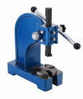 Rock Solid Heavy Duty Manual Arbor Press With Cast Iron Frame And Steel Ram For Precision Punching Inserting And Bushing half to two ton