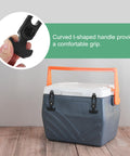 Two Pack T Handle Rubber Flexible Draw Latches With Screws 7.9 Inch Hasp Style on cooler lid showing grip detail.