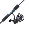 GX2 Youth Spinning Rod And Reel Combo, 5 Foot 6 Inch, Blue And Silver, featuring a durable easy cast spinning reel for kids and teens