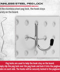 Heavy Duty 121 Piece Pegboard Hook Set With Chrome Metal Hooks Durable Pegboard Organizer Kit For Garage or Shop on board