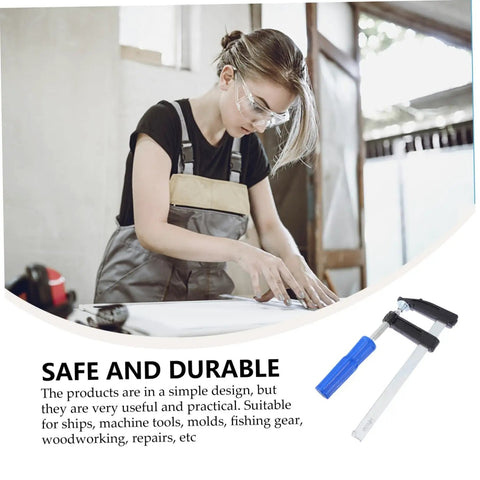 Lightweight Quick Release Woodworking Clamps Set 4 Pcs Assorted Colors Portable Fixing Tools For Woodworking Crafts And Repairs Perfect For DIY Projects And Small Shops