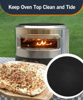 18.9 Inch Silicone Pizza Mat For Pi Prime Outdoor Oven, Reusable Waterproof Non Slip Heat Resistant Oven Mat For Pizza Making
