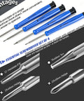 MacBook Pro And Air Teardown Tool Kit With Pentalobe And Torx Bits And Precision Drivers including P2 P5 P6 Torx