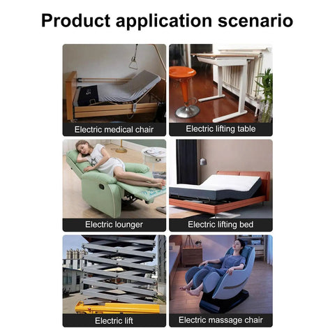 Beefy And Quiet Electric Linear Actuator Slide Block For Smooth Recliner Lift Chairs And Adjustable Furniture