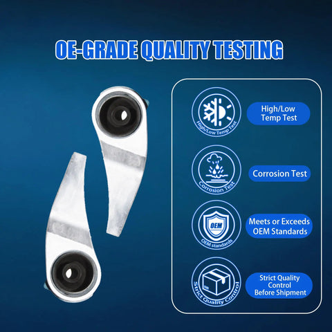 Get That Jee.p Cherokee Sipping Smooth And Silent With These Heavy Duty Rear Exhaust Muffler Hangers Kit Replaces 68141919AB For 2015-2021 Models, OE-grade testing