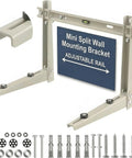 Heavy Duty Mini Split Wall Mount Bracket That Really Holds 400Lb Galvanized Steel With Dual Anti Rust Coating components displayed