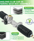Club Car DS Steering Rack And Pinion Gear Box For 1984 And Up DS Carryall And Turf Golf Carts Easy Install Direct Fit Rack Replacement