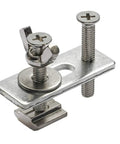 4 Piece T Track Mini Hold Down Clamp Kit for 3018 Pro MX3 and ProVer CNC Router Machines, zinc-aluminum construction, precise fit