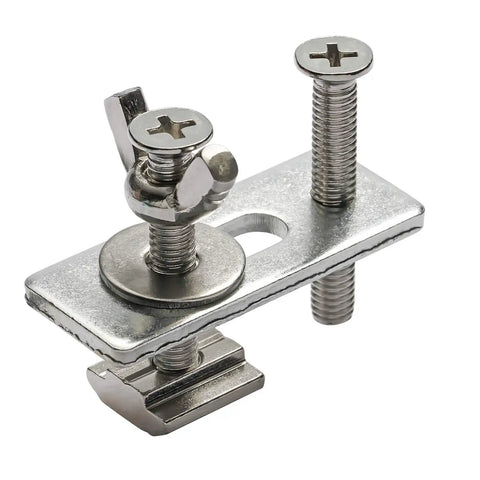 4 Piece T Track Mini Hold Down Clamp Kit for 3018 Pro MX3 and ProVer CNC Router Machines, zinc-aluminum construction, precise fit