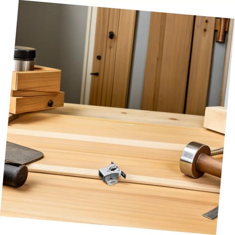 Heavy Duty Stainless Steel Cabinet Door Latch Set With Double Roller Catch Spring Loaded Cabinet Lock on a wooden table