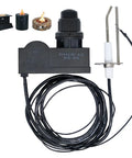 Extra Long Grill Igniter Replacement With Ceramic Shield Electrodes For Gas Grills Ovens Fireplaces And Heaters, double spark ignition