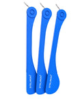 Orthodontic Expansion Swivel Key Tool For Palatal Expanders Easy Turn 3 Pack With Medical Grade Stainless Steel Pin And BPA Free Food Grade Plastic Handle By Galvanox, shown in blue.