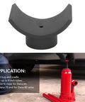 Bottle Jack Axle Bracket With 2 Inch Lifting Saddle And Pad Fits Axles Up To 4 Inch Tube Dana 60 70 80 Compatible showing details