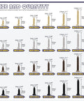 Heavy Duty Assorted Wood Screws Kit With Six Precision Sizes for Badass DIY Workshops featuring various screw sizes and colors.