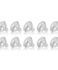 10-pack of MR16 Halogen Light Bulbs 20W 12V, GU5.3 Bi Pin, Dimmable, 2700K Warm White, Glass Cover for various lighting applications