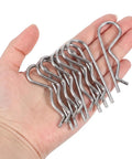 8 Pack Stainless Steel Cotter Pins R Clips Cotter Pin Clips For Trailers Marine Gear And Farm Machinery Rust Resistant Corrosion Proof Beefy Heavy Duty Secure Locking For Outdoor Use, 3 mm x 70 mm in hand