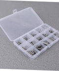 140 Piece Square Parallel Bond Kit Flat Head Machine Keys Connective Pins Solid Steel Build For Tight Workpiece Connections Good For DIY Shelves Electrical Appliances Pro Workshop Assembly This Heavy Duty Key Set Is A Game Changer For Repairs. in organizer case