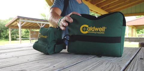 Front And Rear Shooting Bag Set Built Tough With Durable Water Resistant Construction For Outdoor Range And Hunting Use Ready